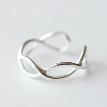 Load image into Gallery viewer, Infinity Silver Ring