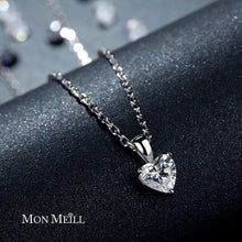 Load image into Gallery viewer, Shipei Created Moissanite Heart Pendant Set - GIFTED BEAUTY®️