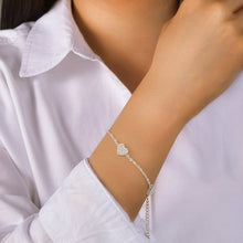 Load image into Gallery viewer, Silver Heart Bracelet
