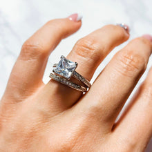 Load image into Gallery viewer, Luxury Elegance Classique Silver Ring Set