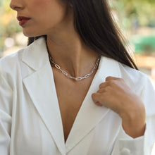 Load image into Gallery viewer, Large Silver Necklace
