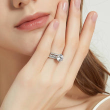 Load image into Gallery viewer, Gorgeous Daimond Luxe , Set of 3 Silver Ring Original