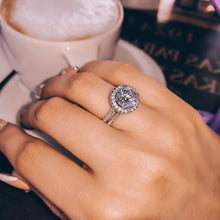 Load image into Gallery viewer, ELENA Luxury Silver Ring Set
