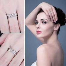 Load image into Gallery viewer, Stylish Double Criss Cross Infinity Ring