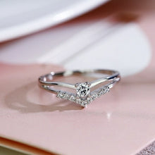 Load image into Gallery viewer, Glaring Multi-drill Daimond Silver Ring
