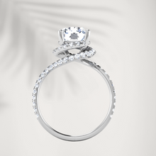 Load image into Gallery viewer, Spiral Solitaire Ring