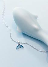 Load image into Gallery viewer, Blue Mermaid Tail Cuff Pendant