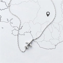 Load image into Gallery viewer, Airplane Silver Bracelet