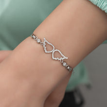 Load image into Gallery viewer, Angel Wing Zircon Stone Bracelet