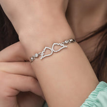 Load image into Gallery viewer, Angel Wing Silver Bracelet
