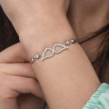 Load image into Gallery viewer, Angel Wing Silver Bracelet