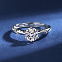 Load image into Gallery viewer, Luxury six-claw ladies Moissan Diamond ring
