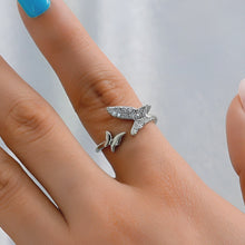 Load image into Gallery viewer, Graceful Butterfly Silver Ring
