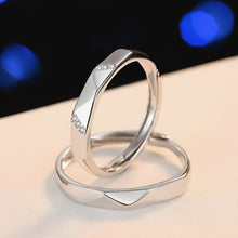 Load image into Gallery viewer, Classic Stylish Attractive Silver Couple Ring
