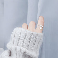 Load image into Gallery viewer, Temperament Personality Flower Silver Ring
