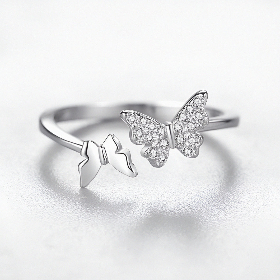 Butterfly Exquisite Silver Ring