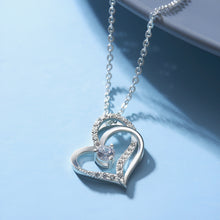 Load image into Gallery viewer, Designer Heart Silver Pendant
