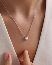 Load image into Gallery viewer, Dainty Love Silver Pendant Set

