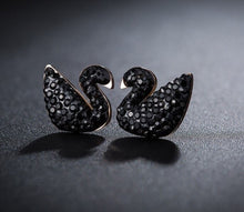 Load image into Gallery viewer, Iconic Swan Stud Silver Earrings
