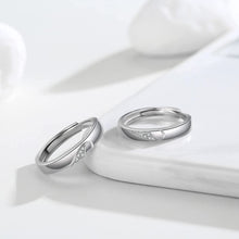 Load image into Gallery viewer, Angel Wings Matching  Couple Rings
