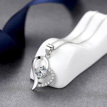 Load image into Gallery viewer, Stylish Heart Shape Silver Pendant Set
