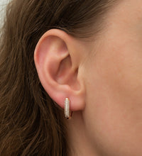 Load image into Gallery viewer, Zircon Stone U-Shaped Earring
