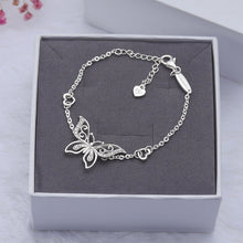 Load image into Gallery viewer, Butterfly Silver Bracelet
