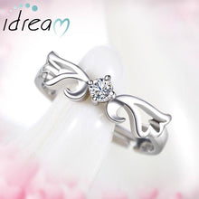 Load image into Gallery viewer, Love Design Silver Angel Ring
