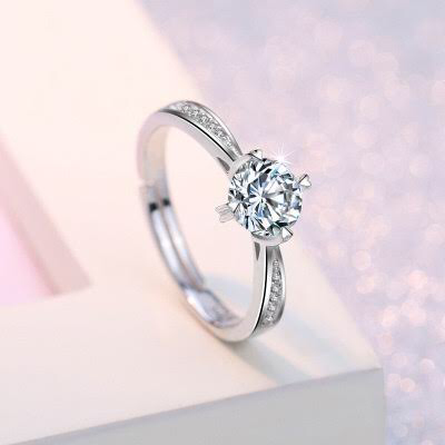 Fantastique Diamond Silver Ring