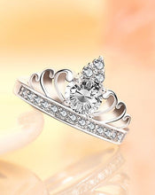 Load image into Gallery viewer, Silver Dazzling Princess Diaries Ring
