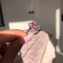Load image into Gallery viewer, Embassy heart silver ring
