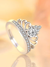Load image into Gallery viewer, Silver Dazzling Princess Ring
