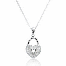 Load image into Gallery viewer, Love Heart Lock Pendant Set
