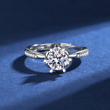 Load image into Gallery viewer, Bud Ring Moissan Diamond Ring
