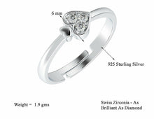 Load image into Gallery viewer, Classic Style Creative Heart-Shaped Silver Ring

