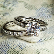 Load image into Gallery viewer, The Classic Eternity Silver Ring Set
